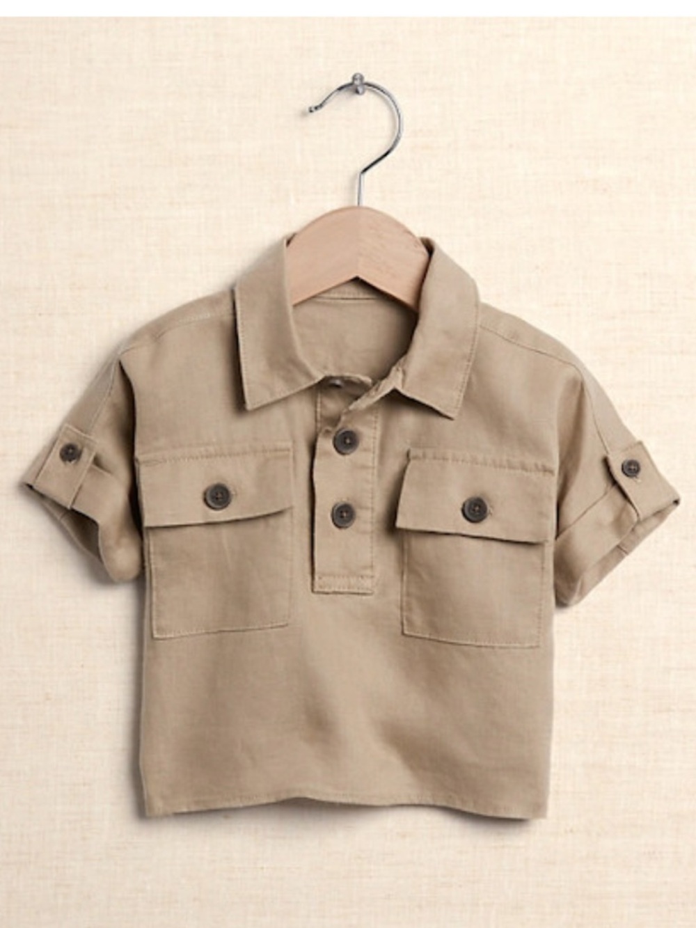 Banana Republic Baby Linen Safari Shirt